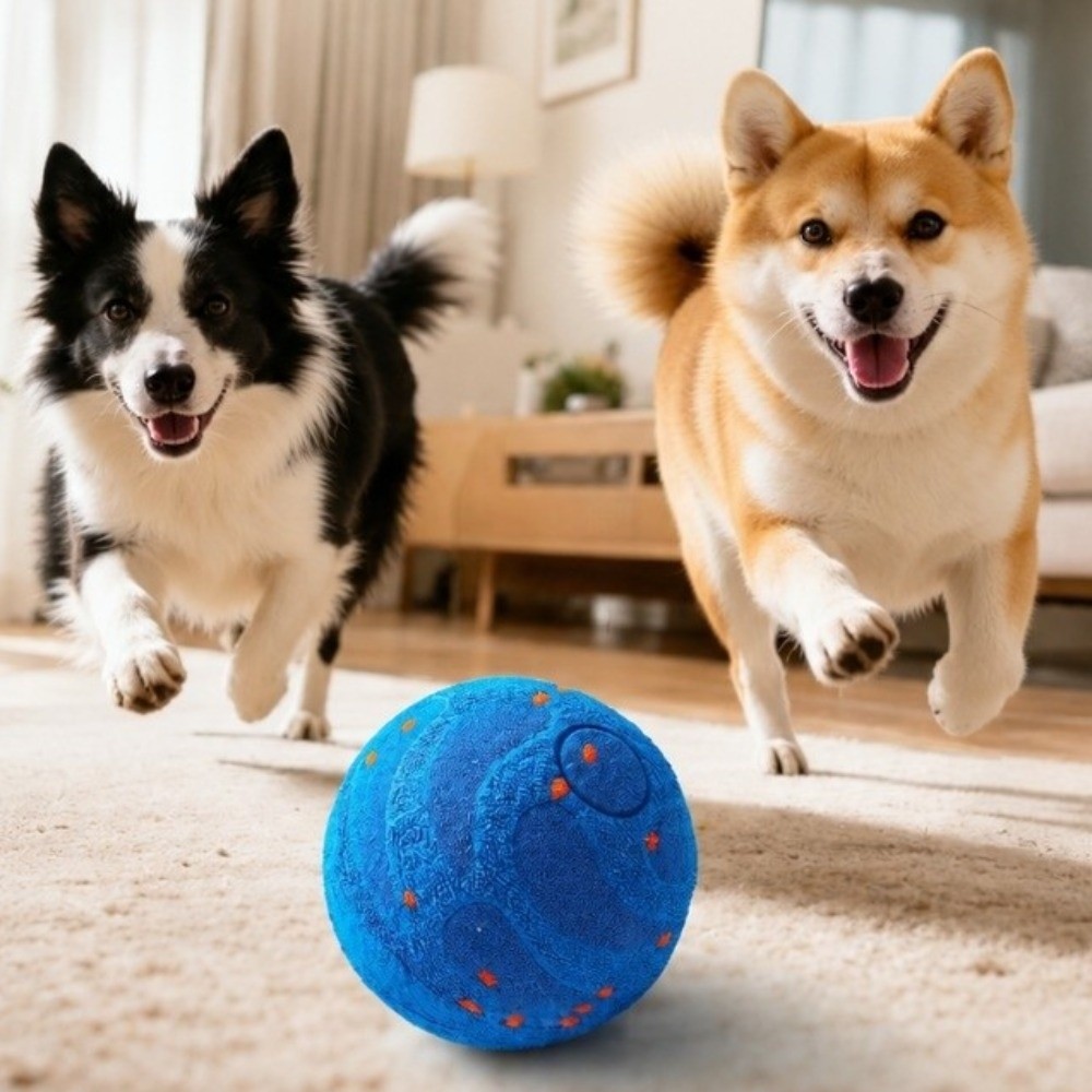 Automatic Moving Dog Ball - E-TPU Automatic Rolling Ball Waterproof Self-Moving