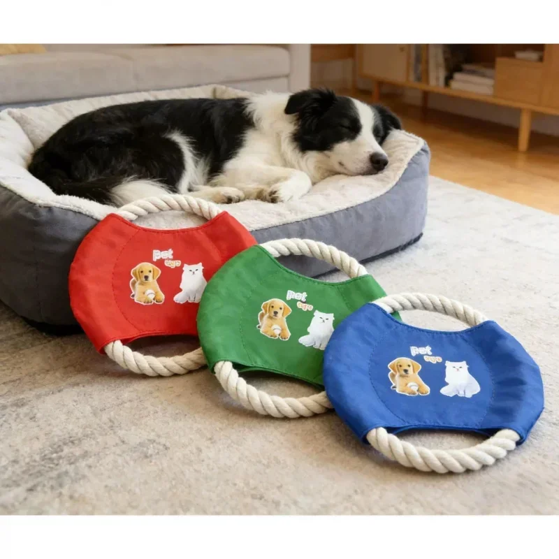 Internet Celebrity Pet Cotton  - đánh giá và giá Flying Disc Dog Training Toy