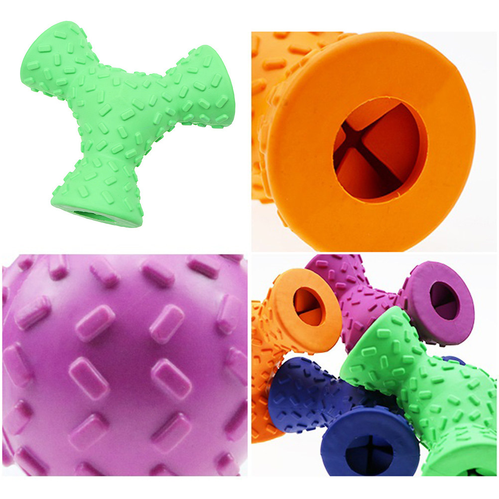 1Pcs Dog Chew Rubber Triangle  - đánh giá và giá Rubber Treat Dispensing Dog Toy