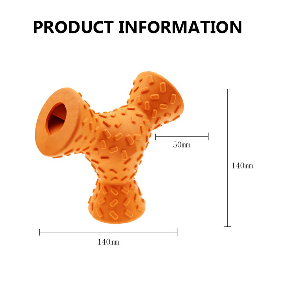 1Pcs Dog Chew Rubber Triangle  - đánh giá và giá Rubber Treat Dispensing Dog Toy
