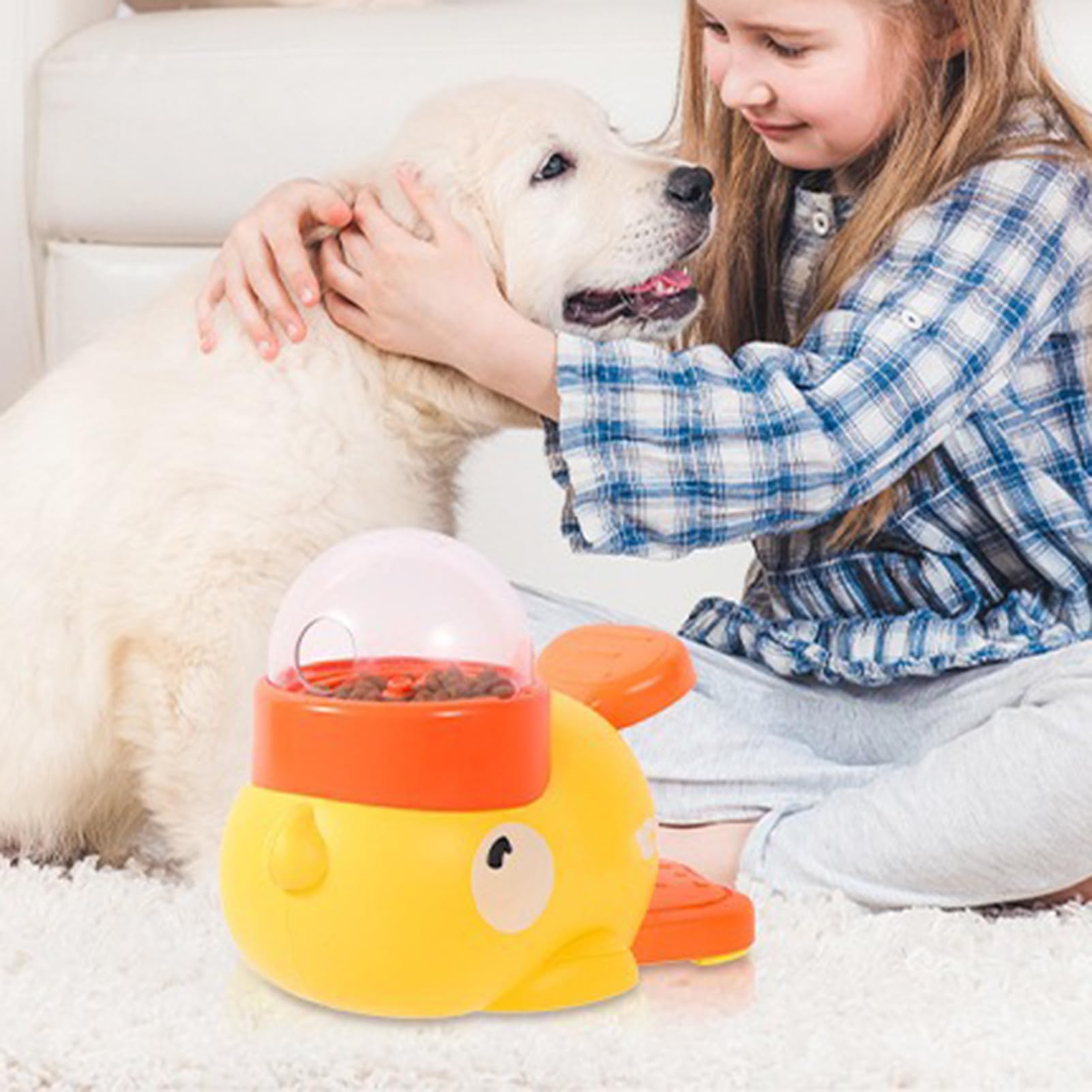 Pet slow food bowl, duck dog s - đánh giá và giá Dog Puzzle Feeder Toy