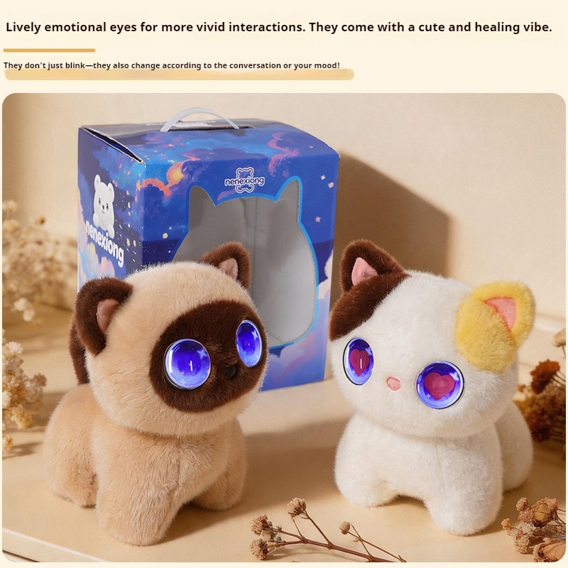 AI Smart Meow Cat Plush Toy In - đánh giá và giá Cat Toys