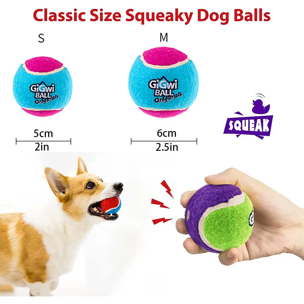 OUZEY Bộ 4 Quả Bóng Tennis Cao - đánh giá và giá Indestructible Dog Chew Toy