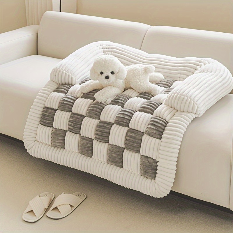 Plaid Pet Bed Mat , Super Soft - đánh giá và giá Pet Beds