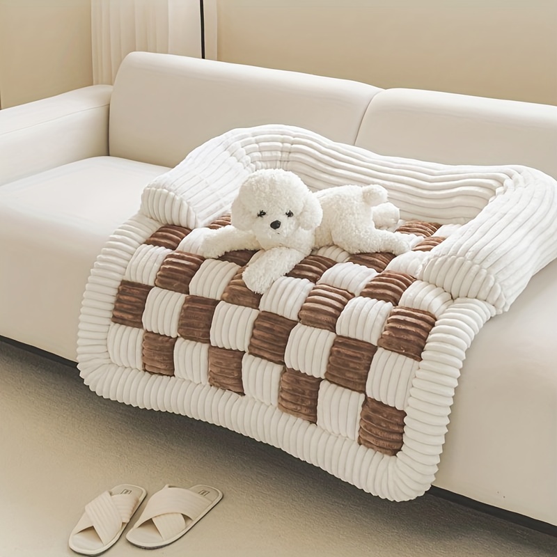 Plaid Pet Bed Mat , Super Soft - đánh giá và giá Pet Beds