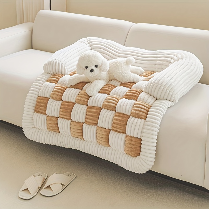 Plaid Pet Bed Mat , Super Soft - đánh giá và giá Pet Beds
